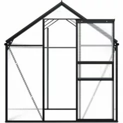 NOVA La Serre Anthracite En Aluminium à Base De Panneaux En Polycarbonate De Différentes Taille Serre Anthracite Aluminium 3,61 M² Taille : 3.61 M² 7 NOVA La Serre Anthracite En Aluminium à Base De Panneaux En Polycarbonate De Différentes Taille Serre Anthracite Aluminium 3,61 M² Taille : 3.61 M² -Serre de jardin Boutique 57093816 3