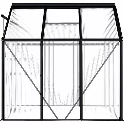 NOVA La Serre Anthracite En Aluminium à Base De Panneaux En Polycarbonate De Différentes Taille Serre Anthracite Aluminium 3,61 M² Taille : 3.61 M² 5 NOVA La Serre Anthracite En Aluminium à Base De Panneaux En Polycarbonate De Différentes Taille Serre Anthracite Aluminium 3,61 M² Taille : 3.61 M² – Image 5