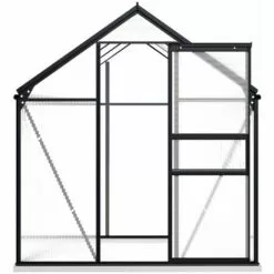 NOVA Greenhouse Avec Cadre D'aluminium Anthracite De Base Dans Différentes Tailles Serre Avec Cadre De Base Anthracite Aluminium 3,61 M² Taille : 3.61 M² 8 NOVA Greenhouse Avec Cadre D'aluminium Anthracite De Base Dans Différentes Tailles Serre Avec Cadre De Base Anthracite Aluminium 3,61 M² Taille : 3.61 M² -Serre de jardin Boutique 57098136 4