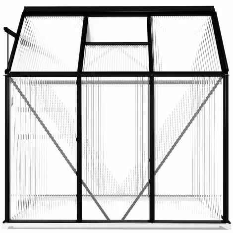 NOVA Greenhouse Avec Cadre D'aluminium Anthracite De Base Dans Différentes Tailles Serre Avec Cadre De Base Anthracite Aluminium 3,61 M² Taille : 3.61 M² 5 NOVA Greenhouse Avec Cadre D'aluminium Anthracite De Base Dans Différentes Tailles Serre Avec Cadre De Base Anthracite Aluminium 3,61 M² Taille : 3.61 M² – Image 5