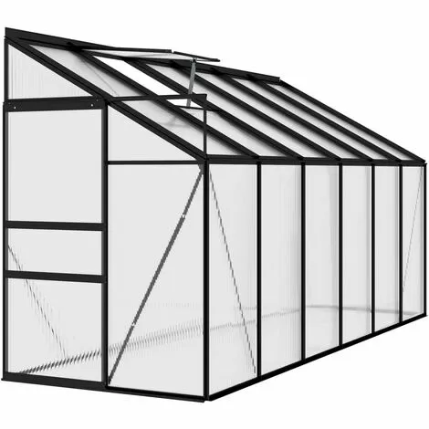 TRUE DEAL Serre Anthracite Aluminium 7,44 M³ 3 TRUE DEAL Serre Anthracite Aluminium 7,44 M³ – Image 3