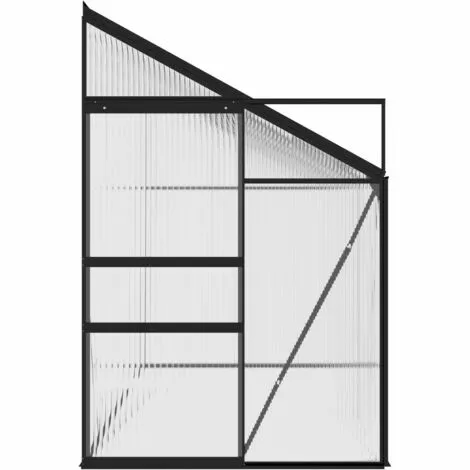 TRUE DEAL Serre Anthracite Aluminium 7,44 M³ 4 TRUE DEAL Serre Anthracite Aluminium 7,44 M³ – Image 4