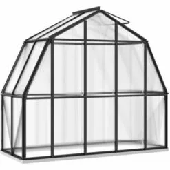 TRUE DEAL Serre Avec Cadre De Base Anthracite 3,3 M² Aluminium -Serre de jardin Boutique 57828986 5