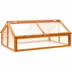 TRUE DEAL Serre Marron 114x80x50 Cm Bois De Sapin