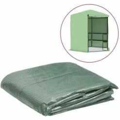TRUE DEAL Couverture De Remplacement Serre (6,5025 M²) 255x255x194cm Vert