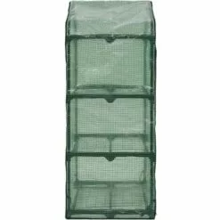 INLIFE Mini-serre à 3 Niveaux 69x49x125 Cm -Serre de jardin Boutique 57884157 5