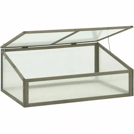 INLIFE Serre 100x65x40 Cm Bois De Sapin 1 INLIFE Serre 100x65x40 Cm Bois De Sapin