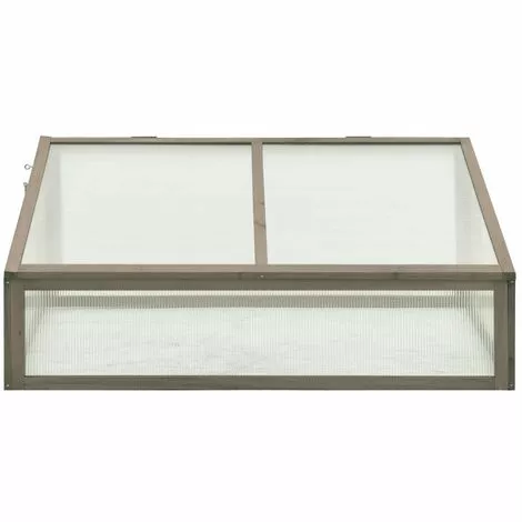 INLIFE Serre 100x65x40 Cm Bois De Sapin 3 INLIFE Serre 100x65x40 Cm Bois De Sapin – Image 3