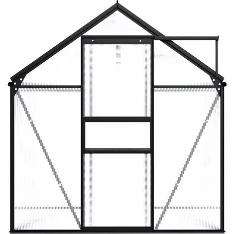 INLIFE Serre Anthracite Aluminium 3,61 M² 4 INLIFE Serre Anthracite Aluminium 3,61 M² – Image 4