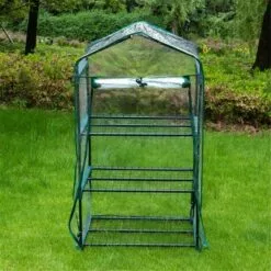 CHANCEY Housse De Rechange En PVC Renforcé Pour Mini Serre, 3 Niveaux, Housse En PVC Transparent, Imperméable, Protection Contre Le Soleil, Protection Contre Les UV Pour Serre，SEMAket -Serre de jardin Boutique 58534729 4