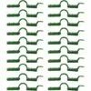 CHANCEY Lot De 20 Clips Tunnels Pour Filet D'ombrage De Cadre De Serre,SEMAket Clips De Protection Pour Tuyau, Couverture Givrée, Cadre De Tuyau, Connecteur De Film