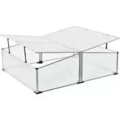 NOVA Greenhouse De Balcon Pour Plantes 120x100x30 / 40 Cm Toit Avec Ouverture Papillon