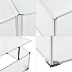 NOVA Greenhouse De Balcon Pour Plantes 120x100x30 / 40 Cm Toit Avec Ouverture Papillon -Serre de jardin Boutique 58597505 4