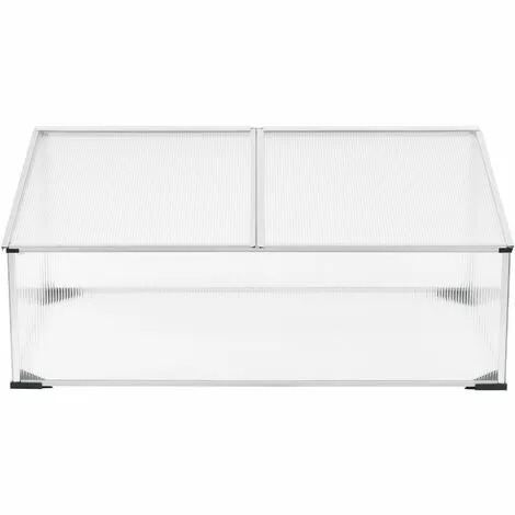 NOVA Greenhouse De Balcon / Terrasse Pour Palet 60x100x30 / 40 Cm Toit Divisé Et Ouvert 2 NOVA Greenhouse De Balcon / Terrasse Pour Palet 60x100x30 / 40 Cm Toit Divisé Et Ouvert – Image 2