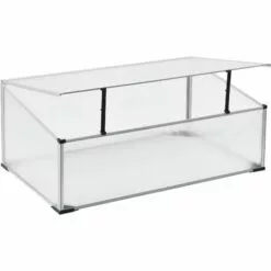 NOVA Balcony Greenhouse Terrace Pour Les Plantes 60x100x30 / 40 Cm Avec Toit D'ouverture