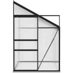 INLIFE Serre Anthracite Aluminium 3,97 M³ - Anthracite -Serre de jardin Boutique 58690765 4