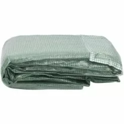 INLIFE Couverture De Remplacement De Serre (24 M²) 400x600x200 Cm Vert - 0 -Serre de jardin Boutique 58692372 3