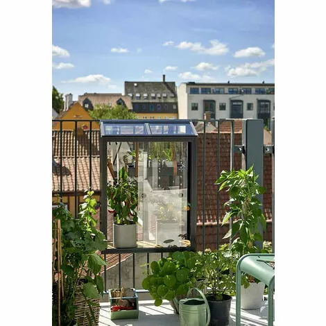 JULIANA Serre De Balcon Urban Balcony En Verre Trempé 0.16 M² - Noir 2 JULIANA Serre De Balcon Urban Balcony En Verre Trempé 0.16 M² - Noir – Image 2