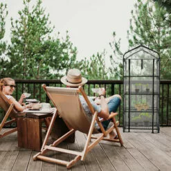 Relaxdays Serre De Balcon, Bâche En PVC, Acier, 4 étagères, H X L X P : Env. 159 X 69 X 49 cm, Noir Et Transparent 7 Relaxdays Serre De Balcon, Bâche En PVC, Acier, 4 étagères, H X L X P : Env. 159 X 69 X 49 cm, Noir Et Transparent -Serre de jardin Boutique 59406218 3