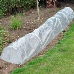 TINOR 2 X 6m À Toute épreuve Feuille De Polyéthylène, Extra-épais Clair Jardin Grandir Couverture De Polytunnel Membrane Horticole En Polyéthylène Pour L'isolation De Jardinage