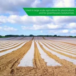 TINOR 2 X 6m À Toute épreuve Feuille De Polyéthylène, Extra-épais Clair Jardin Grandir Couverture De Polytunnel Membrane Horticole En Polyéthylène Pour L'isolation De Jardinage -Serre de jardin Boutique 59683886 5