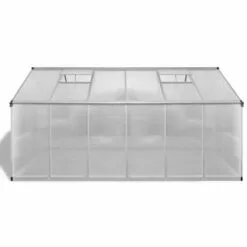 INLIFE Serre Renforcée En Aluminium Avec Cadre De Base 9,025 M² -Serre de jardin Boutique 59848125 4
