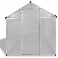 INLIFE Serre Renforcée En Aluminium Avec Cadre De Base 4,6 M² -Serre de jardin Boutique 59848928 3