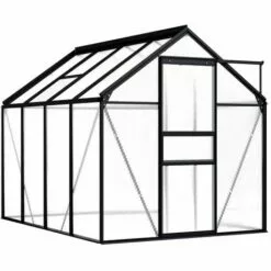 Topdeal Serre Anthracite Aluminium 4,75 M² FF48210_FR