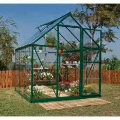 CANOPIA Serre De Jardin En Polycarbonate Harmony 3,44 M², Couleur Argent, Ancrage Au Sol Oui - Argent