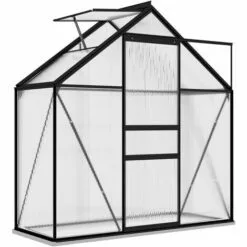 FIMEI Serre Anthracite Aluminium 1,33 M² -Serre de jardin Boutique 60973944 3