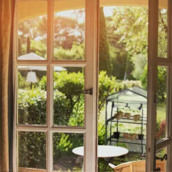 Relaxdays Serre De Balcon, Bâche En PVC, Structure Acier, 3 étagères, HxLxP : 127 X 69 X 49 Cm, Noir/transparent -Serre de jardin Boutique 61314096 4