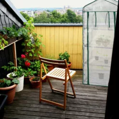 Relaxdays Serre De Balcon, Métal & Bâche En PE, Avec Portes Et Filet, H X L X P : 159 X 70 X 49 cm, Vert/blanc 8 Relaxdays Serre De Balcon, Métal & Bâche En PE, Avec Portes Et Filet, H X L X P : 159 X 70 X 49 cm, Vert/blanc -Serre de jardin Boutique 61314097 4