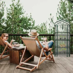 Relaxdays Serre De Balcon, Métal Et PVC, Taille Compacte, Avec Bâche, H X L X P : 159 X 69 X 49 cm, Verte/transparente 7 Relaxdays Serre De Balcon, Métal Et PVC, Taille Compacte, Avec Bâche, H X L X P : 159 X 69 X 49 cm, Verte/transparente -Serre de jardin Boutique 61314212 3