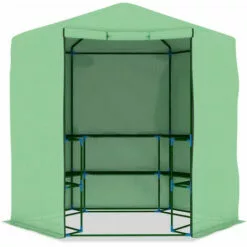 FIMEI Serre Avec étagères Acier 227x223 Cm -Serre de jardin Boutique 61381189 4