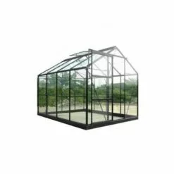 CHALET & JARDIN Serre De Jardin En Verre Trempé SEKURIT 4 Mm + Base - 4,7 M²