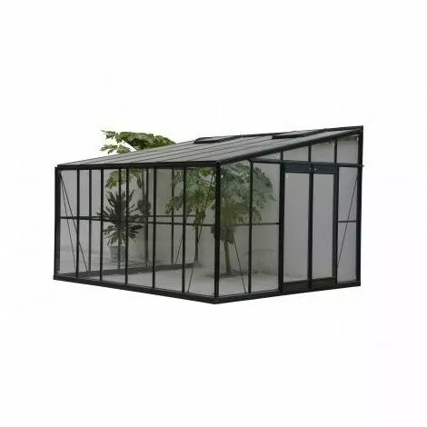 CHALET & JARDIN Serre En Verre Trempé 4 Mm JARDIN D'HIVER + Base - 11,5 M² 1 CHALET & JARDIN Serre En Verre Trempé 4 Mm JARDIN D'HIVER + Base - 11,5 M²