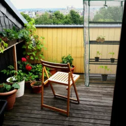 Relaxdays Serre De Balcon, Métal Et PE, 4 Niveaux, Avec Bâche, H X L X P : 159 X 69 X 49 cm, Vert/blanc -Serre de jardin Boutique 63553834 4