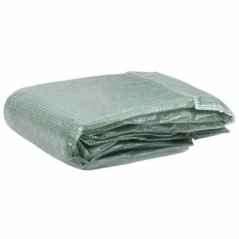 SUPERMARKET Couverture De Remplacement De Serre (4 M²) 200x200x200 Cm Vert 2 SUPERMARKET Couverture De Remplacement De Serre (4 M²) 200x200x200 Cm Vert – Image 2