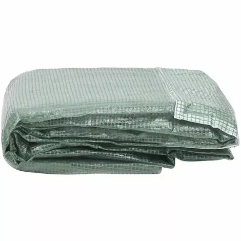 SUPERMARKET Couverture De Remplacement De Serre (4 M²) 200x200x200 Cm Vert 3 SUPERMARKET Couverture De Remplacement De Serre (4 M²) 200x200x200 Cm Vert – Image 3
