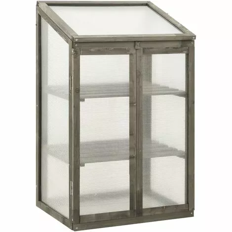 SUPERMARKET Serre 60x45x100 Cm Bois De Sapin SUHB-314849 1 SUPERMARKET Serre 60x45x100 Cm Bois De Sapin SUHB-314849