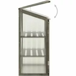 SUPERMARKET Serre 60x45x100 Cm Bois De Sapin SUHB-314849 8 SUPERMARKET Serre 60x45x100 Cm Bois De Sapin SUHB-314849 -Serre de jardin Boutique 63662038 4