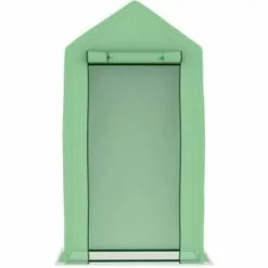 SUPERMARKET Serre Avec Cadre En Acier 0,5 M² 1x0,5x1,9 M 8 SUPERMARKET Serre Avec Cadre En Acier 0,5 M² 1x0,5x1,9 M -Serre de jardin Boutique 63665034 4