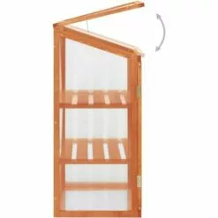 SUPERMARKET Serre 60x45x100 Cm Bois De Sapin SUHB-314848 8 SUPERMARKET Serre 60x45x100 Cm Bois De Sapin SUHB-314848 -Serre de jardin Boutique 63667316 4