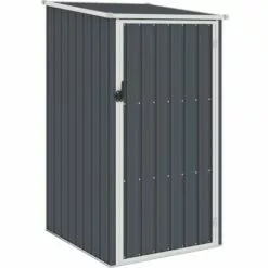 SUPERMARKET Abri De Jardin Anthracite 87x98x159 Cm Acier Galvanisé