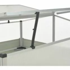 SUPERMARKET Serre Marron 100 X 100 X 85 Cm Acier Galvanisé -Serre de jardin Boutique 63679206 5