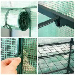 SWANEW Serre De Jardin, Fleurs Ou Légumes,70 X 50 X 160CM, Couverture Vert Translucide - Vert 7 SWANEW Serre De Jardin, Fleurs Ou Légumes,70 X 50 X 160CM, Couverture Vert Translucide - Vert -Serre de jardin Boutique 63736063 3