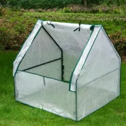 BF Serre De Jardin Portable Avec Feuille De Maille PE, Serre Avec Bâche Protège Les Plantes Du Froid