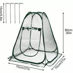 Mini Pop Up Serre, Serre De Jardin Balcon, Mini-Tente De Serre, Serres De Culture En PVC De Intérieur Ou Extérieur, Tente Fleur Abri Pour Plantes De Jardin 70 X 70 X 80 Cm 1 Pièce 13Treize 7 Mini Pop Up Serre, Serre De Jardin Balcon, Mini-Tente De Serre, Serres De Culture En PVC De Intérieur Ou Extérieur, Tente Fleur Abri Pour Plantes De Jardin 70 X 70 X 80 Cm 1 Pièce 13Treize -Serre de jardin Boutique 66359111 3