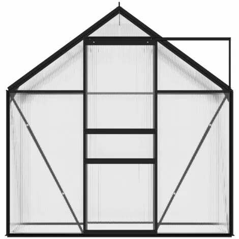 LES TENDANCES Serre Anthracite Aluminium 1,33 M² 3 LES TENDANCES Serre Anthracite Aluminium 1,33 M² – Image 3