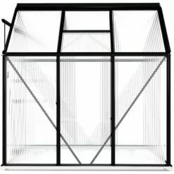 LES TENDANCES Serre Anthracite Aluminium 2,47 M² -Serre de jardin Boutique 66897896 5